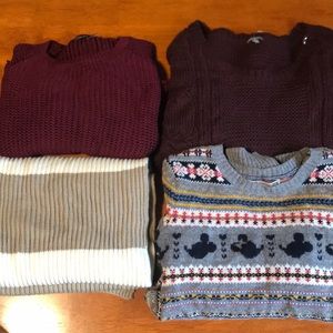 Sweater with scarf bundle